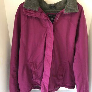 LANDS END WOMENS HOODED LINED JACKET SIZE XL